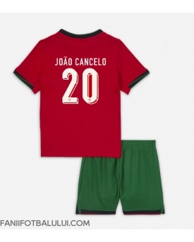 Portugalia Joao Cancelo #20 Echipament de Fotbal Replică European 2024 Copii Acasa (+ Șorturi)